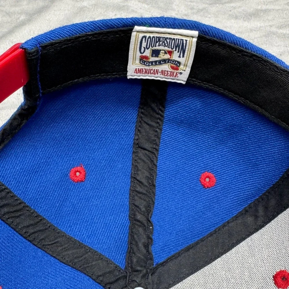 American Needle Montreal Expos Cooperstown Collection Baseball Cap Blue Snapback